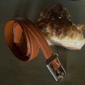 Fossil Skinny Belt - Camel size Small